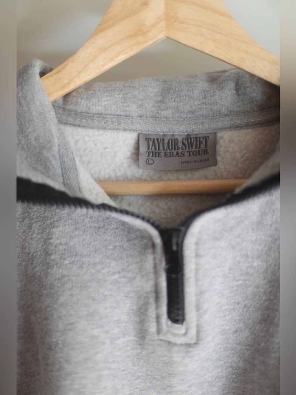 Taylor Swift Eras Tour Quarter Zip Sweatshirt | Large - Picture 4 of 6